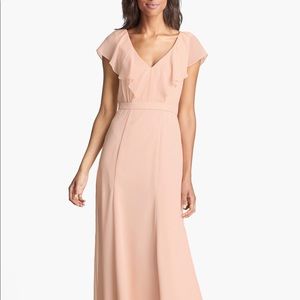 Jenny Yoo Cecilia Blush Bridesmaid Gown